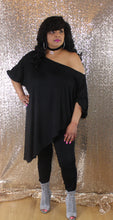 Load image into Gallery viewer, BLACK OFF THE SHOULDER 2 PC SET
